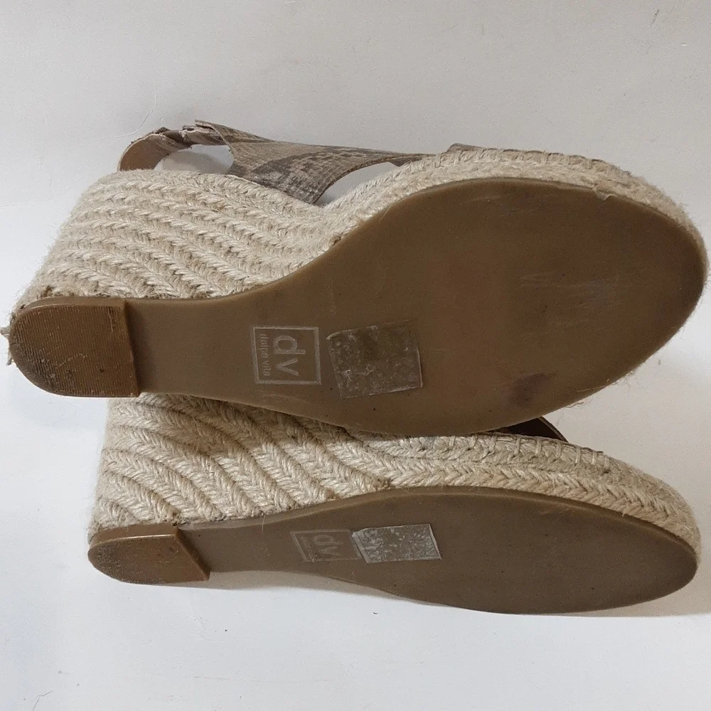 Dolce vita saundra women wedge espadrille sandals in size 8 casual party y2k